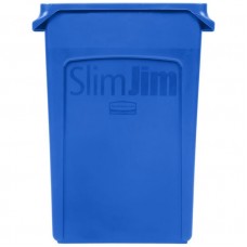 Bote p/ basura Slim Jim 23 Gal. Azul Rubbermaid